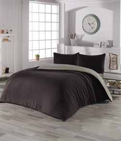 Постельное белье трикотажное SOFA (коричневый-кофе)евро 2988-4