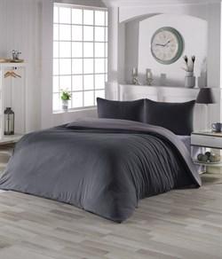 Постельное белье трикотажное SOFA (антрацит-серый)евро 2988-10