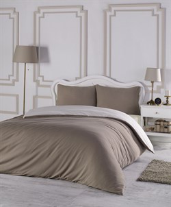 Постельное белье трикотажное SOFA (кофейный-крем)евро 2988-11