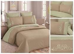 Постельное белье Перкаль с вышивкой  2-спальный PV-004-2