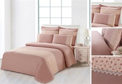 Постельное белье Сатин c кружевом 2-спальный SZV-008-2