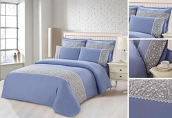 Постельное белье Сатин c кружевом семейный SZV-012-4