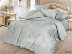 Постельное белье Сатин Бамук с вышивкой евро 31/005-BS