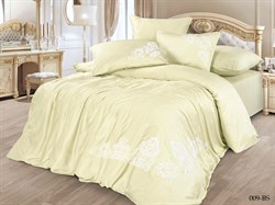 Постельное белье Сатин Бамук с вышивкой евро 31/009-BS