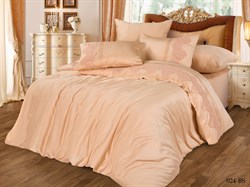 Постельное белье Сатин Бамук с гипюром семейный 41/024-BS