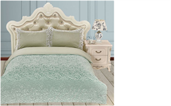 Комплект постельного белья  с пледом-пододеяльником  Новелла  евро   987-3