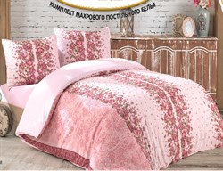 Постельное белье махровое евро Роза - фото 45039