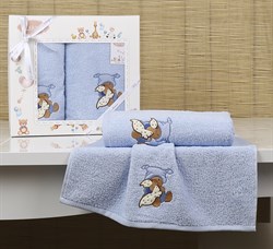Комплект махровых полотенец для детей BAMBINO 50*70+70*120 2133 - фото 6109