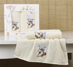 Комплект махровых полотенец для детей BAMBINO 50*70+70*120 2133 - фото 6110