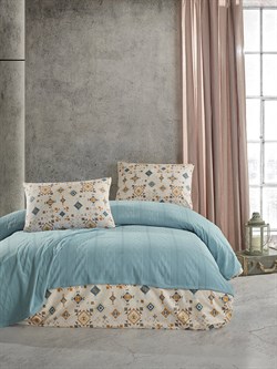 Постельное белье с вафельным покрывалом евро 913/220.011