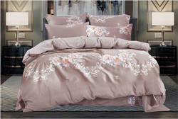 Постельное белье Сатин Эмилия евро   2028-3