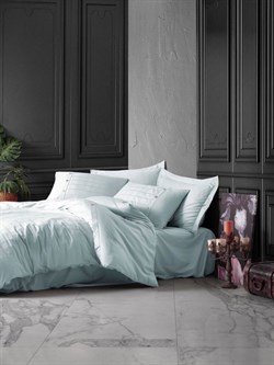 Постельное белье Мако-сатин жаккард евро   MINT