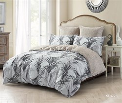 Постельное белье Сатин  1.5 спальный   KB479-1