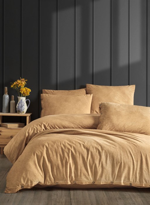 Комплект постельного белья из вареного хлопка евро   52/200.07