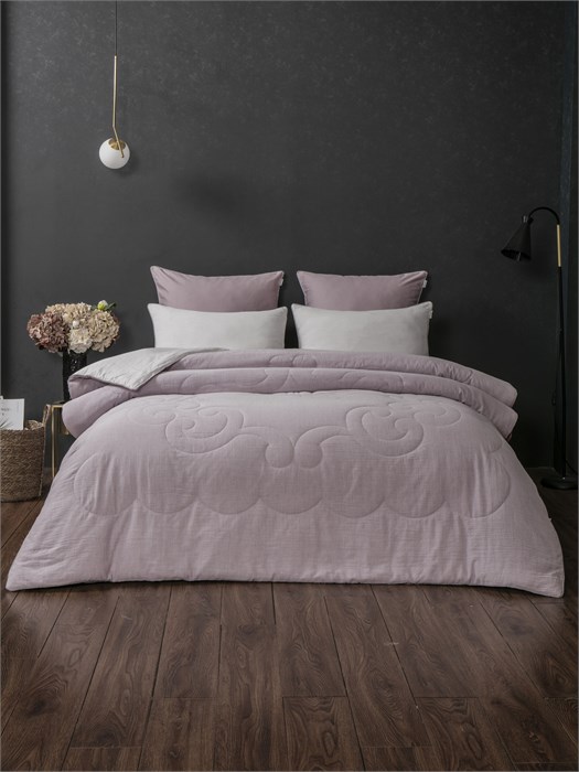Комплект с одеялом жаккард Османтус евро 2889к-3 - фото 90879