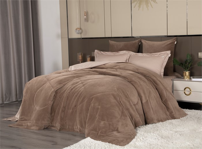 Комплект с одеялом Lindor Fluffy  семейный 2584к-4 - фото 91148