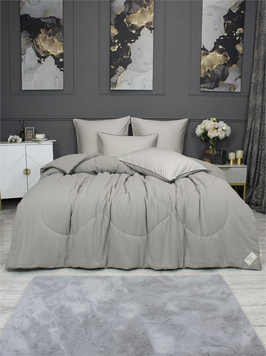 Комплект с одеялом Muslin & Satin евро 3049к-3