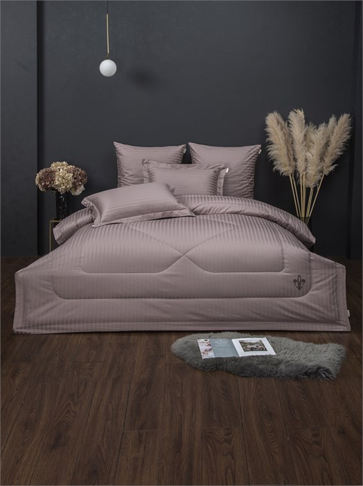 Набор с одеялом Страйп-сатин семейный 3080к-4