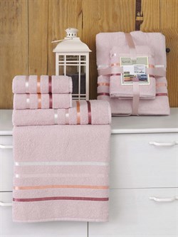 Комплект из 4-х махровых полотенец  BALE (50*80)*2+(70*140)*2 953к - фото 9628